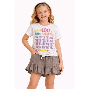 100 Days Of School T Shirt Girls Medium